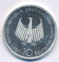 Németország 1997. 10M Ag "Diesel Motor Centenárium" T:1- (PP) 
Germany 1997. 10 Mark Ag &...