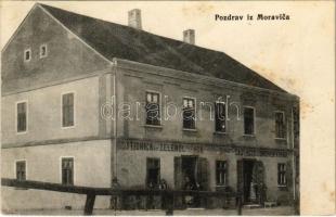 1914 Bácskossuthfalva, Kossuthfalva, Moravica, Ómoravica, Stara Moravica; Gostionica / Gasthaus / vendéglő, étterem és szálló / inn, hotel, restaurant (fl)