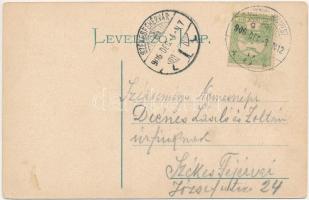 1906 Pécs, A nagykanizsai Irod. és Műv. Kör Dalárdája az 1904. évi pécsi dalosversenyen nyert első d...