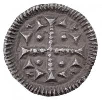 1116-1131. Denár Ag "II. István" (0,26g) T:1- / Hungary 1116-1131. Denar Ag " Stephen...