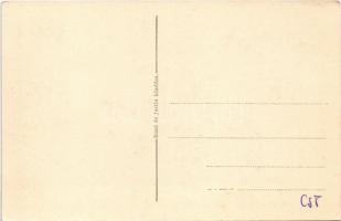 Csongrád, cséplés cséplőgéppel. Bozó és Justin kiadása