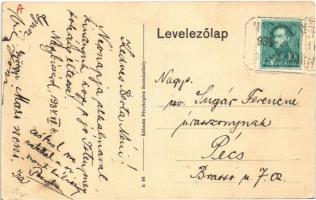 1934 Nagybicsérd (Bicsérd), Római katolikus templom és iskola, Hangya szövetkezet üzlete