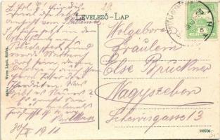 1911 Siófok, Baross gőzös érkezése. Weisz Lipót 8404a