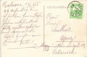 1913 Balatonszentgyörgy, utca, Kereszt szobor, üzlet
