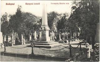 Budapest VIII. Kerepesi úti temető, Veroneczky Micizlau sírja