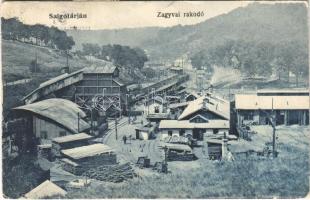 1922 Salgótarján, Zagyvai rakodó az acélgyár telepen. Feuerzeig Rózsi kiadása 802. (EK)