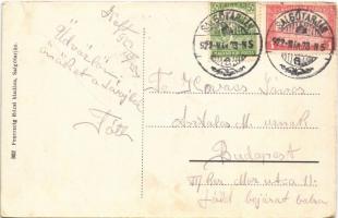 1922 Salgótarján, Zagyvai rakodó az acélgyár telepen. Feuerzeig Rózsi kiadása 802. (EK)