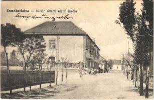 1921 Budapest XX. Pestszenterzsébet, Pesterzsébet, Erzsébetfalva; M. kir. állami elemi iskola (EK)