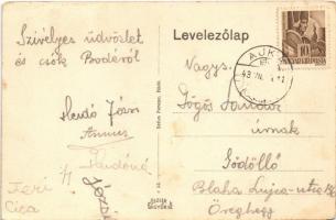 1943 Bódé (Ajka), Forintos üzlete, Szűcs Ferenc üzlete és saját kiadása, automobil