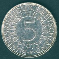 NSZK 1973F 5M Ag T:3 kis ph.