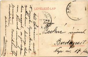 Apatin, Polgári iskola. W. L. 1960. / Bürgerschule / school (EB)