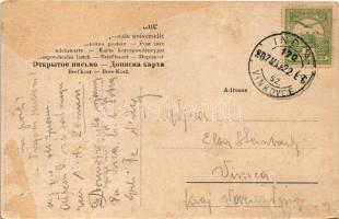 1907 India, Indija; Nemzeti szálloda / Grand Hotel National. "Anitta" Wien + "INDIA -...