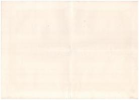 Budapest 1926. "Magyar Általános Gépgyár Részvénytársaság" részvénye 10P-ről, magyar és né...