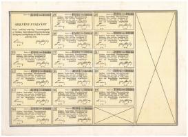 Budapest 1934. "Stádium Sajtóvállalat Részvénytársaság" ezer darab részvénye egyben, össze...