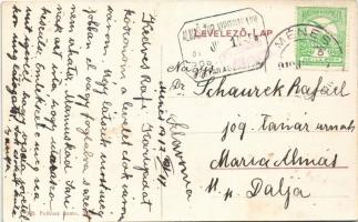 1912 Ménes, Minis; Vincellér iskola, Margit háza, Ortutay villa, Lóri lak. Bloch H. Felbusz Samu kia...