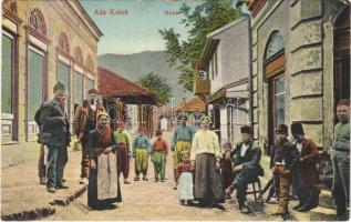 1909 Ada Kaleh; török bazár / Turkish bazaar shop