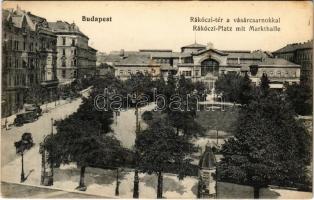 1913 Budapest VIII. Rákóczi tér, Vásárcsarnok (fl)