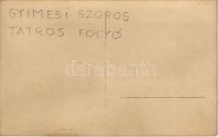 Gyimesi-szoros, Ghimes Gorge; Tatros folyó és hidak / Trotus River and bridges. photo