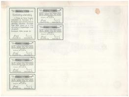 Budapest 1934. "Forgó és Társa Üvegkereskedelmi és Építőipari R.T. Budapest" részvénye 400...