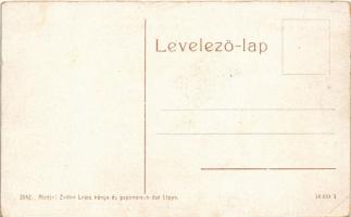 Lippa, Lipova; Maros folyó vashídja. W.L. (?) 3042. Kiadja Zeitler Lajos / Mures riverside, bridge (...