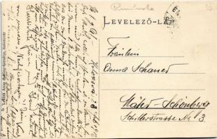 Kolozsvár, Cluj; Szamos részlet, palota. Kiadja Lehota Anna / Somes river, palace (EK)