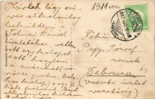 1912 Székelyhíd, Sacueni; Söpjing Endre szőlőbirtokos, szüret november 19-én. Sonnenfeld Adolf kiadá...