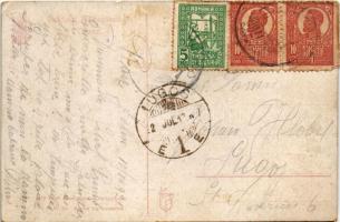 1921 Félixfürdő, Félikszfürdő, Baile Felix; fürdő vendéglő terasza / spa restaurant's terrace  ...