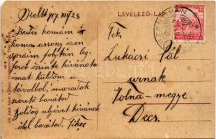 1917 Felsőszentiván, községháza. Hadl Adolf kiadása (EM)