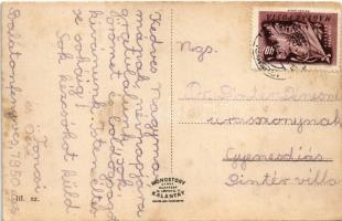 Balatonfenyves, Badacsony látképe, Vasútállomás, Árpádházi Szent Erzsébet templom (EK)