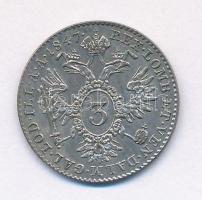 Ausztria 1847C 3kr Ag "I. Ferdinánd" (1,69g) T:2
Austria 1847C 3 Kreuzer Ag "Ferdina...