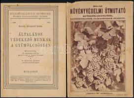 cca 1910-1945 5 db gyümölcstermesztéssel kapcsolatos kiadvány, füzet
