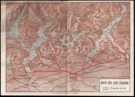 cca 1900 Mailand Bellini Hotel képes bemutató füzete. 86 p + térkép