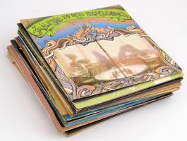 23 db magyar könnyűzenei bakelit LP: Első Emelet (2 db, Illés (2 db), Koncz Zsuzsa (3 db), LGT: Mind...