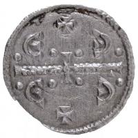 1141-1162. Denár Ag II. Géza (0,19g) T:1- / Hungary 1141-1162. Denar Ag Geza II (0,19g) C:AU Huszár: 124., Unger I.: 71.