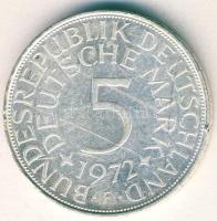 NSZK 1972F 5M Ag T:3 k., kis ph.