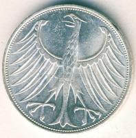 NSZK 1972D 5M Ag T:2/2- kis ph