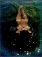 Kádár(1984-2016): Erotika, 4 db fotó, hátoldalon feliratozva, 39×29 cm