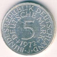 NSZK 1972J 5M Ag T:2/3+ apró ph.