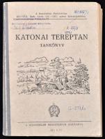 A katonai tereptan zsebkönyve. Bp.,1957, Honvédelmi Minisztérium, 360 p. +64 térkép melléklet Kiadói papírkötésben