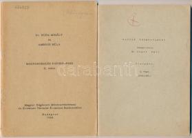 Dr. Unger Emil: Magyar Éremhatározó: Középkor I. füzet. Budapest, Magyar Régészeti Művészettörténeti és Éremtani Társulat Éremtani Szakosztály, 1960. + Dr. Kupa Mihály-Ambrus Béla: Magyarország papírpénzei II. kötet. Budapest, Magyar Régészeti Művészettörténeti és Éremtani Társulat Éremtani Szakosztálya, 1964. használt állapotban