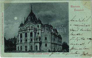 1899 Kassa, Kosice; Nemzeti Színház. Breitner Mór kiadása / National Theatre (EK)