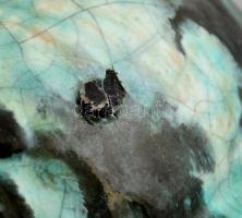 Gorka Géza (1895-1971): Zöld fekete mintás váza. Kézzel festett, repesztett mázas cserép, jelzett (L...