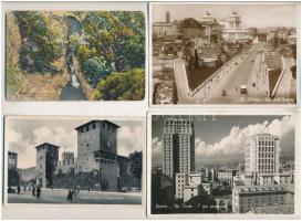 20 db RÉGI olasz város képeslap / 20 pre-1945 Italian town-view postcards