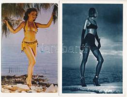 10 db főleg MODERN erotikus motívum képeslap / 10 mostly modern erotic motive postcards