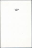 Hervé, Rodolf (1957-2000): Victor Vasarely portréja a műtermében. Hátoldalán pecséttel jelzett fotó,...