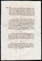 1807 Ezerforintos bankócédulák bevonásáról szóló rendelkezés