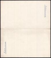 1929 Balatonszemes térképe, 1: 10 000, kiadja: Magyar Kir. Állami Térképészet, 33×29 cm