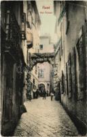 1908 Fiume, Rijeka; Arco Romano / street view, arch. Ad. Kirchhofer & Co. (EB)