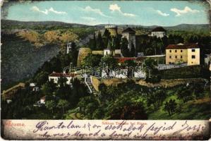 1908 Fiume, Rijeka; Schloss Tersatto bei Fiume / castle (EK)