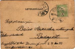 1907 Budapest II. Hűvösvölgy, villamos vasút végállomása (r)